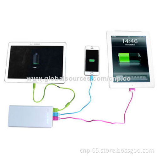High-capacity Power Bank with Triple USB, 16,400mAh Capacity